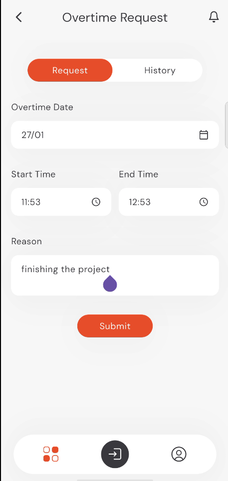 Overtime Request Form